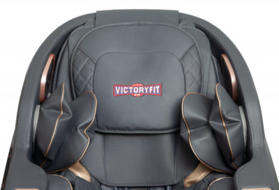 Массажное кресло Victoryfit VF-M91 (черный графит) L-образный массаж с нулевой гравитацией