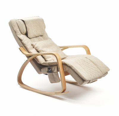 Массажное кресло Senzo Amaya Beige с вибромассажем и zero-stress эффектом